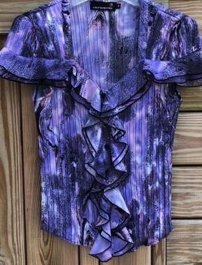 Laura Plus Ruffle Blouse EXCELLENT CONDITION